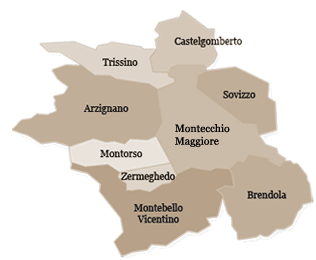 Mappa dei Comuni